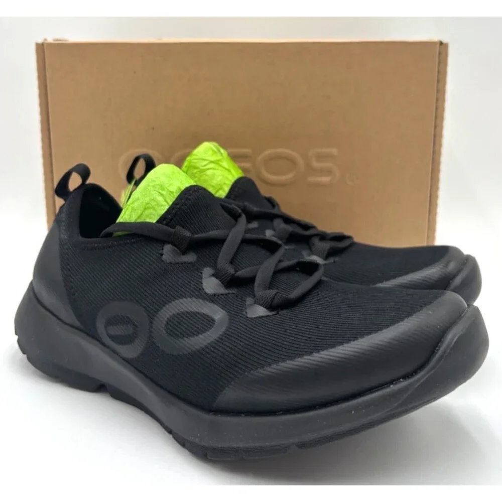 Oofos OOMG SPORT LS Women's NEW Athletic Recovery Shoe Black US Size 6.5